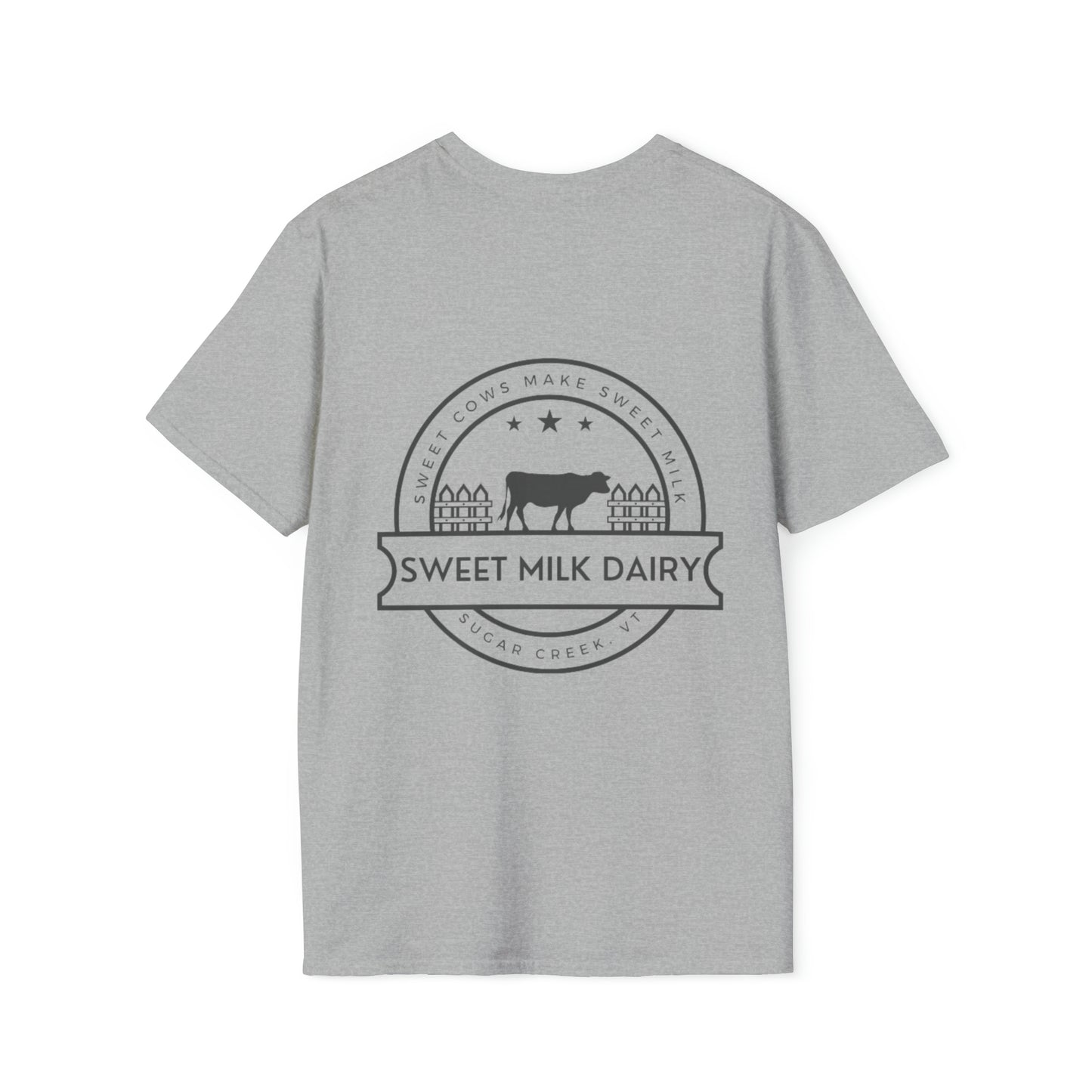 SEASONS OF SUGAR CREEK SWEET MILK DAIRY UNISEX SOFTSTYLE T-SHIRT
