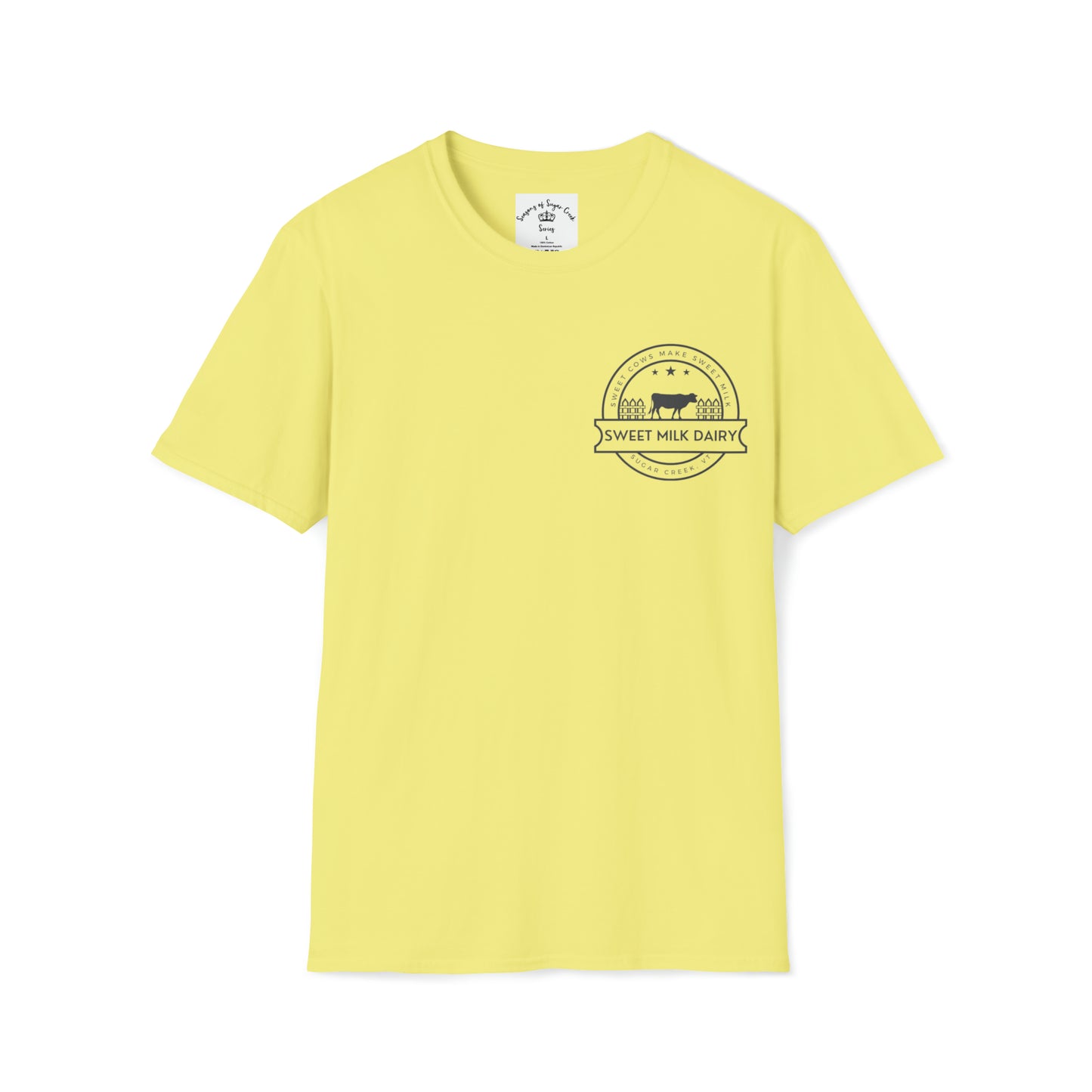 SEASONS OF SUGAR CREEK SWEET MILK DAIRY UNISEX SOFTSTYLE T-SHIRT