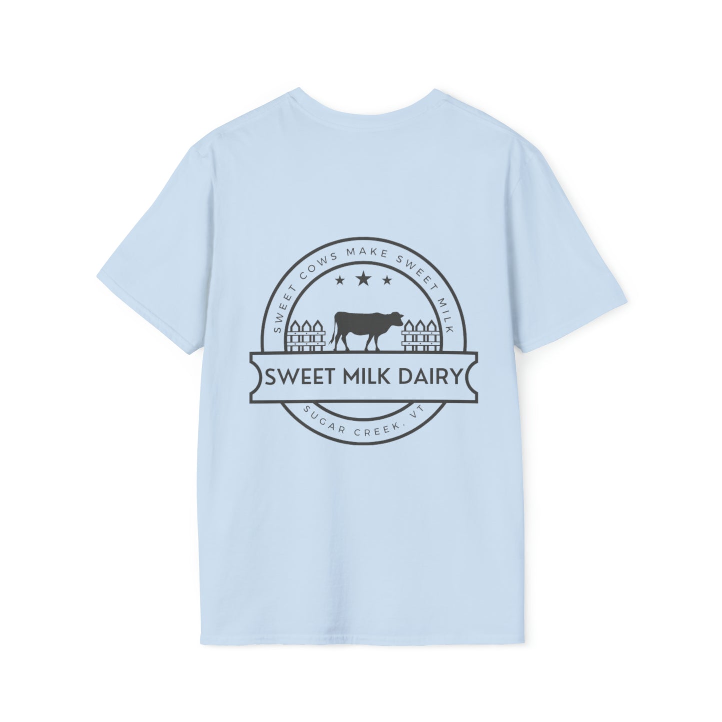 SEASONS OF SUGAR CREEK SWEET MILK DAIRY UNISEX SOFTSTYLE T-SHIRT