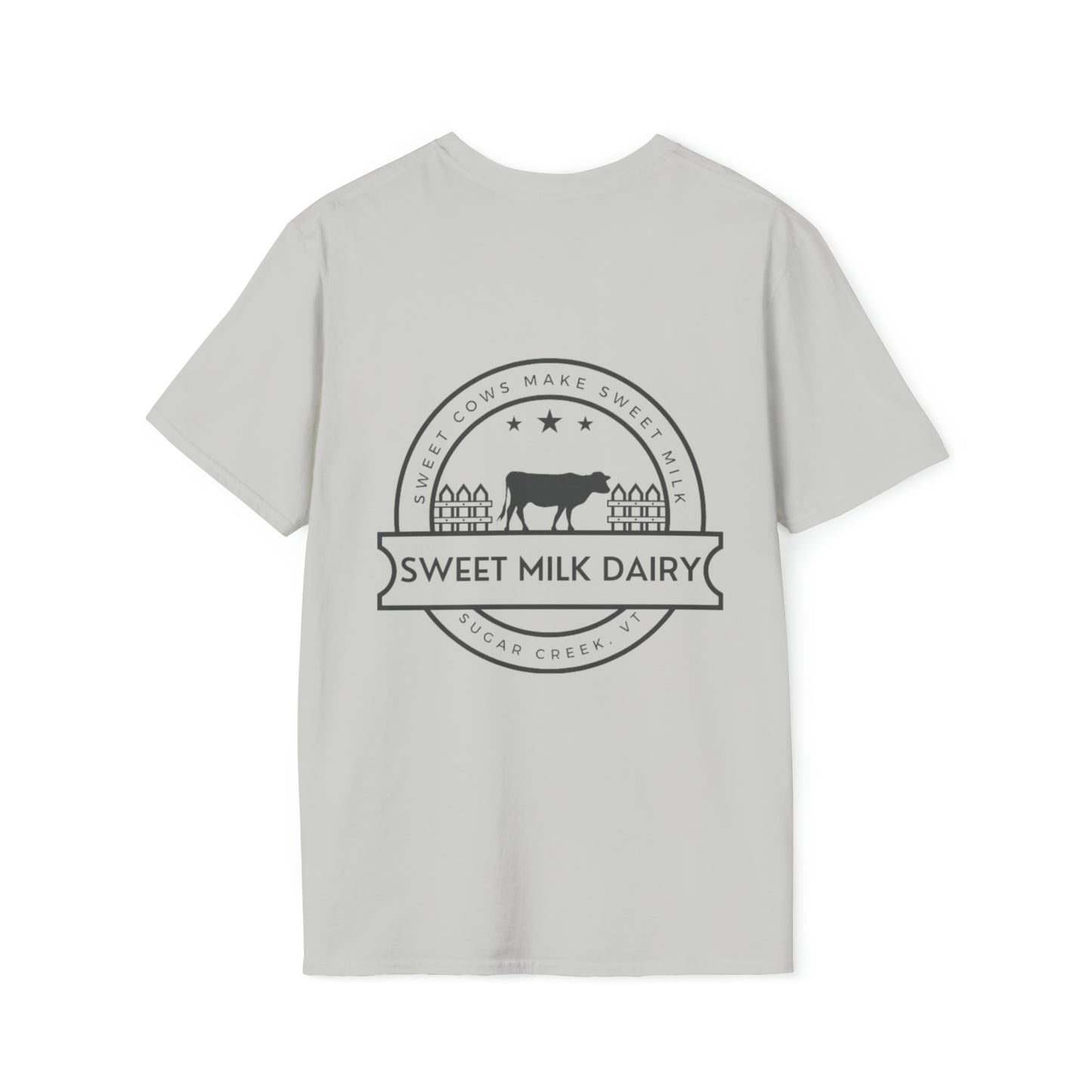 SEASONS OF SUGAR CREEK SWEET MILK DAIRY UNISEX SOFTSTYLE T-SHIRT