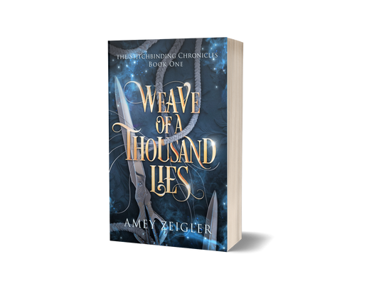Weave Of A Thousand Lies Paperback Signed