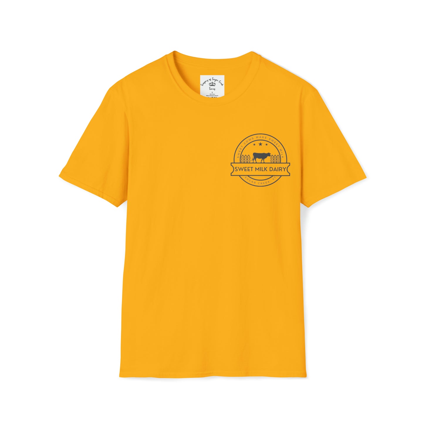 SEASONS OF SUGAR CREEK SWEET MILK DAIRY UNISEX SOFTSTYLE T-SHIRT