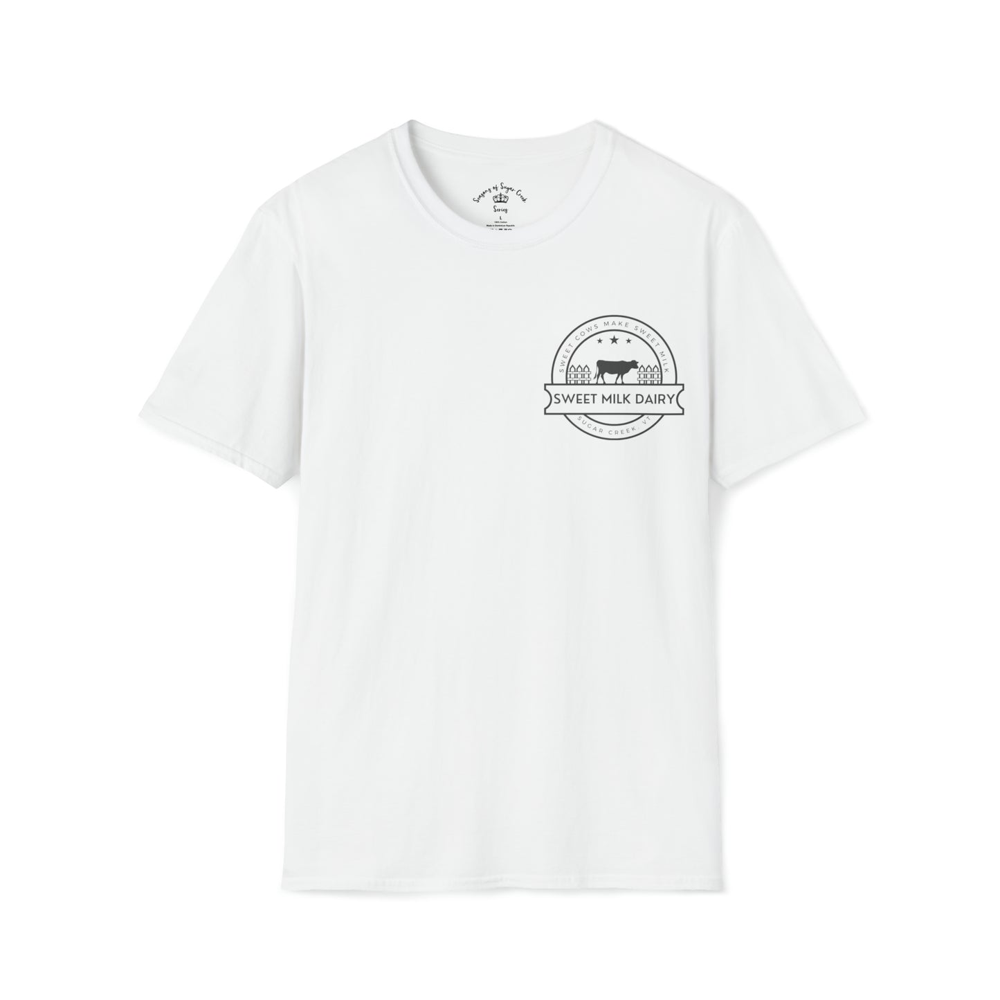 SEASONS OF SUGAR CREEK SWEET MILK DAIRY UNISEX SOFTSTYLE T-SHIRT
