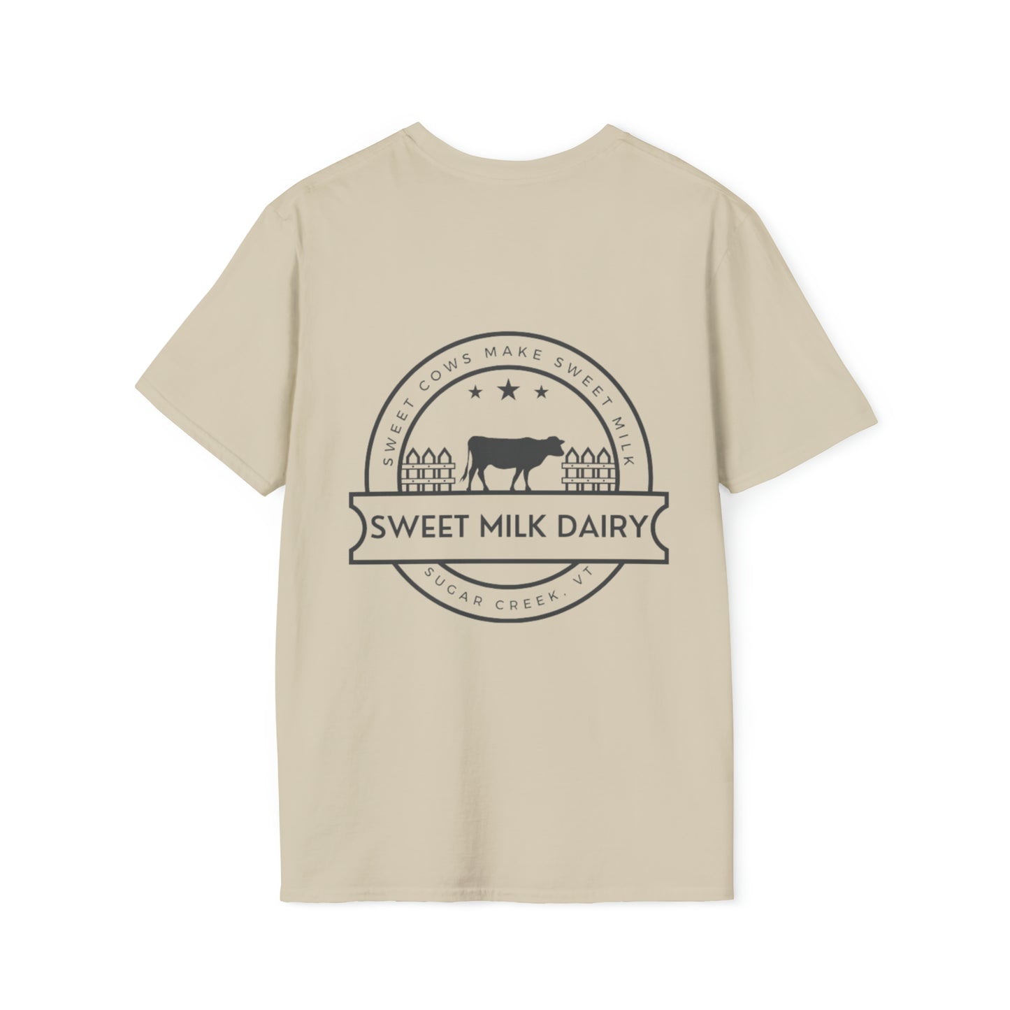 SEASONS OF SUGAR CREEK SWEET MILK DAIRY UNISEX SOFTSTYLE T-SHIRT