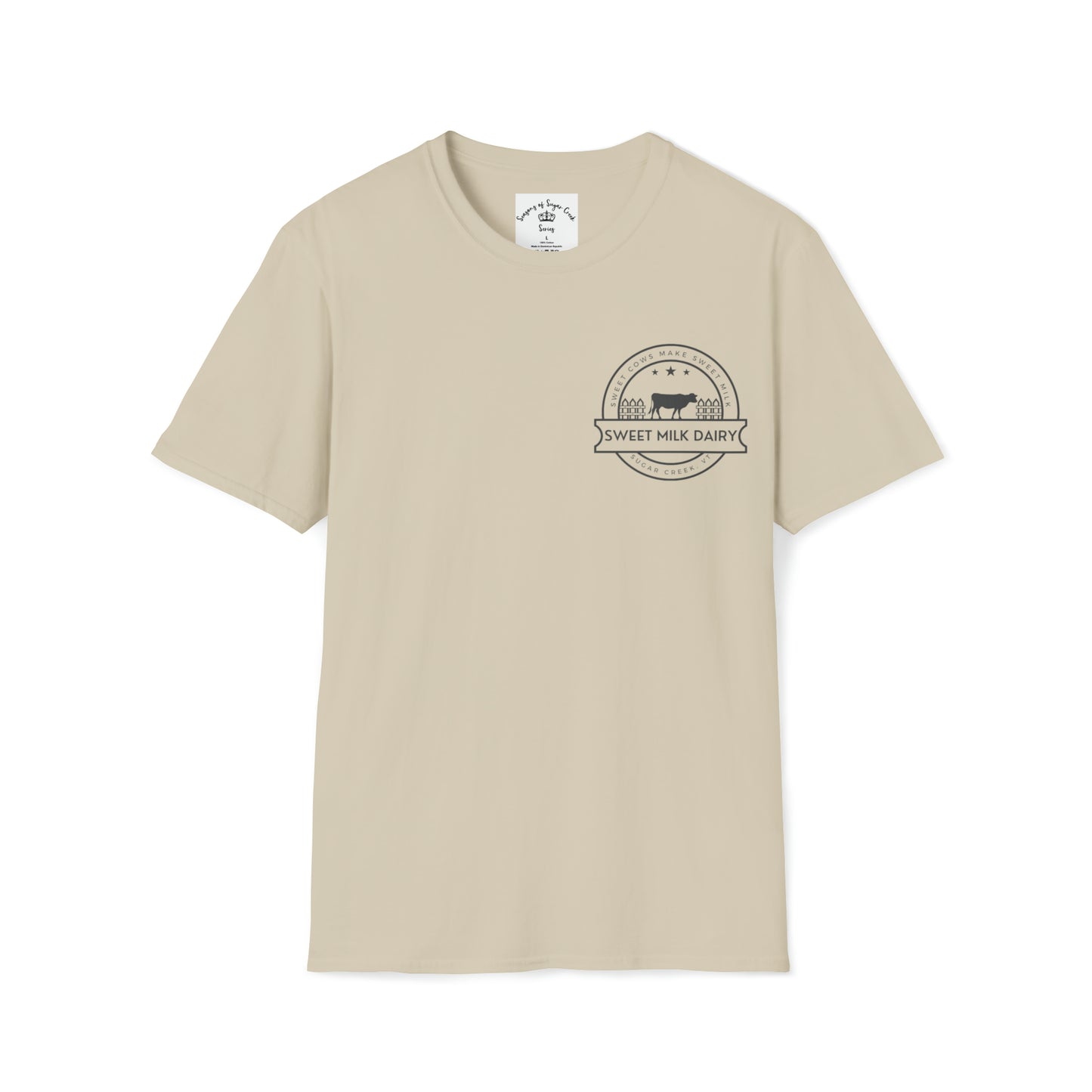 SEASONS OF SUGAR CREEK SWEET MILK DAIRY UNISEX SOFTSTYLE T-SHIRT
