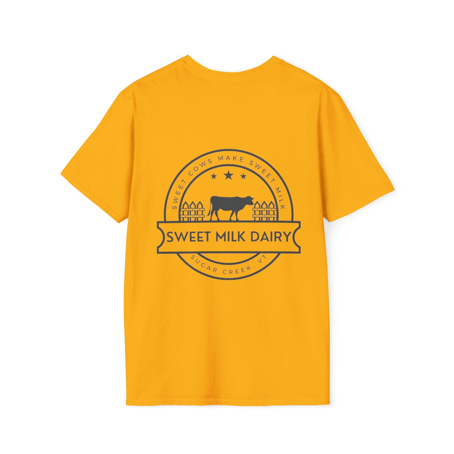 SEASONS OF SUGAR CREEK SWEET MILK DAIRY UNISEX SOFTSTYLE T-SHIRT