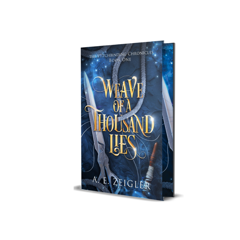SPECIAL EDITION Weave Of A Thousand Lies Clothbound with sprayed edges ***FREE US SHIPPING***