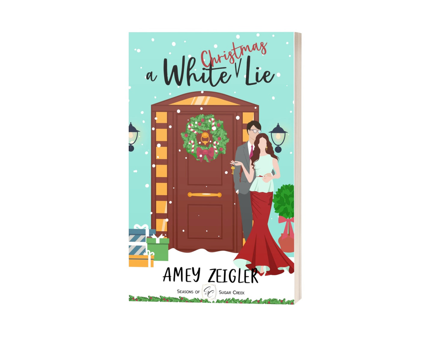 Author Signed Paperback A White Christmas Lie