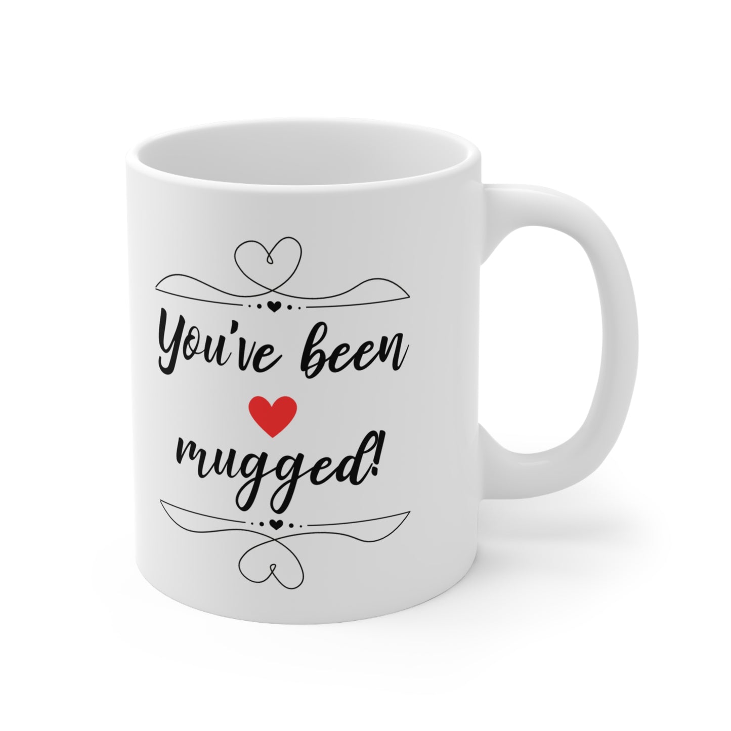 HELPING OF HOPE SERIES YOU'VE BEEN MUGGED MUG RED